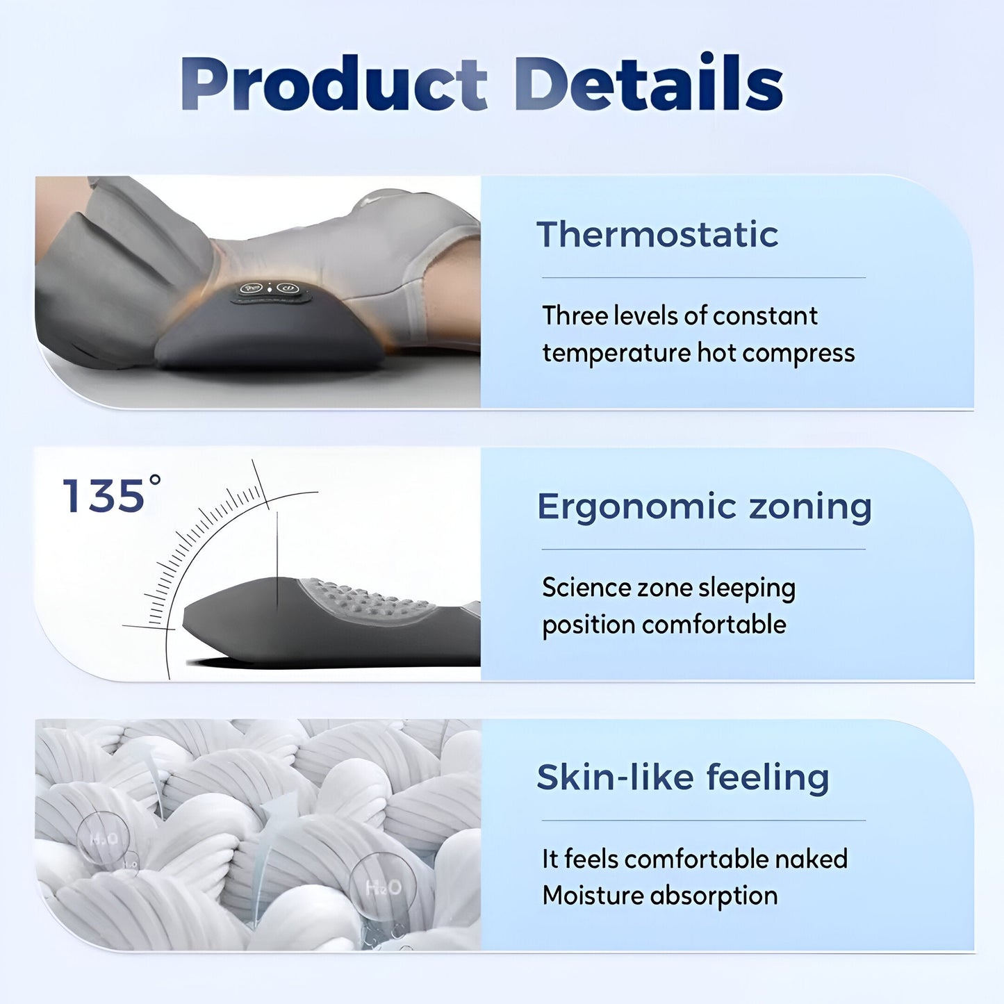 Nu Vibe™ TripleCare 3-in-1 Back Massager