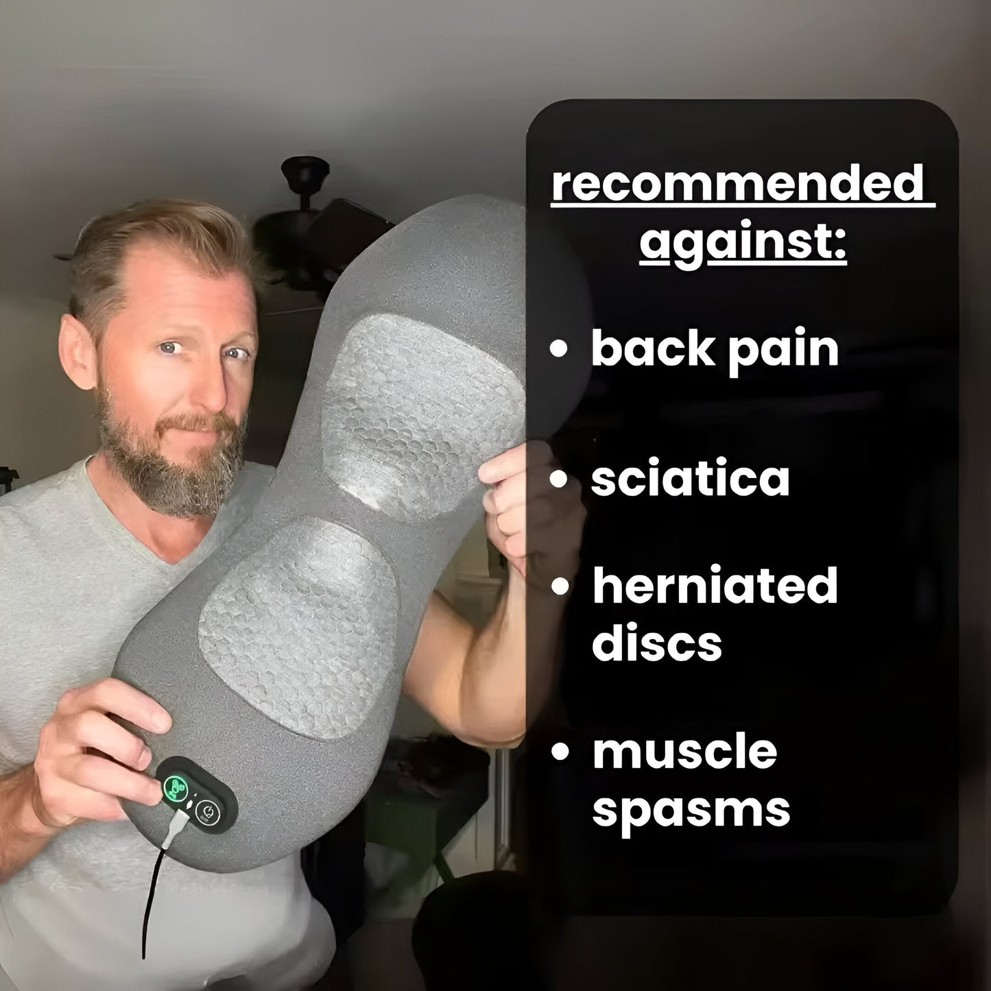 Nu Vibe™ TripleCare 3-in-1 Back Massager